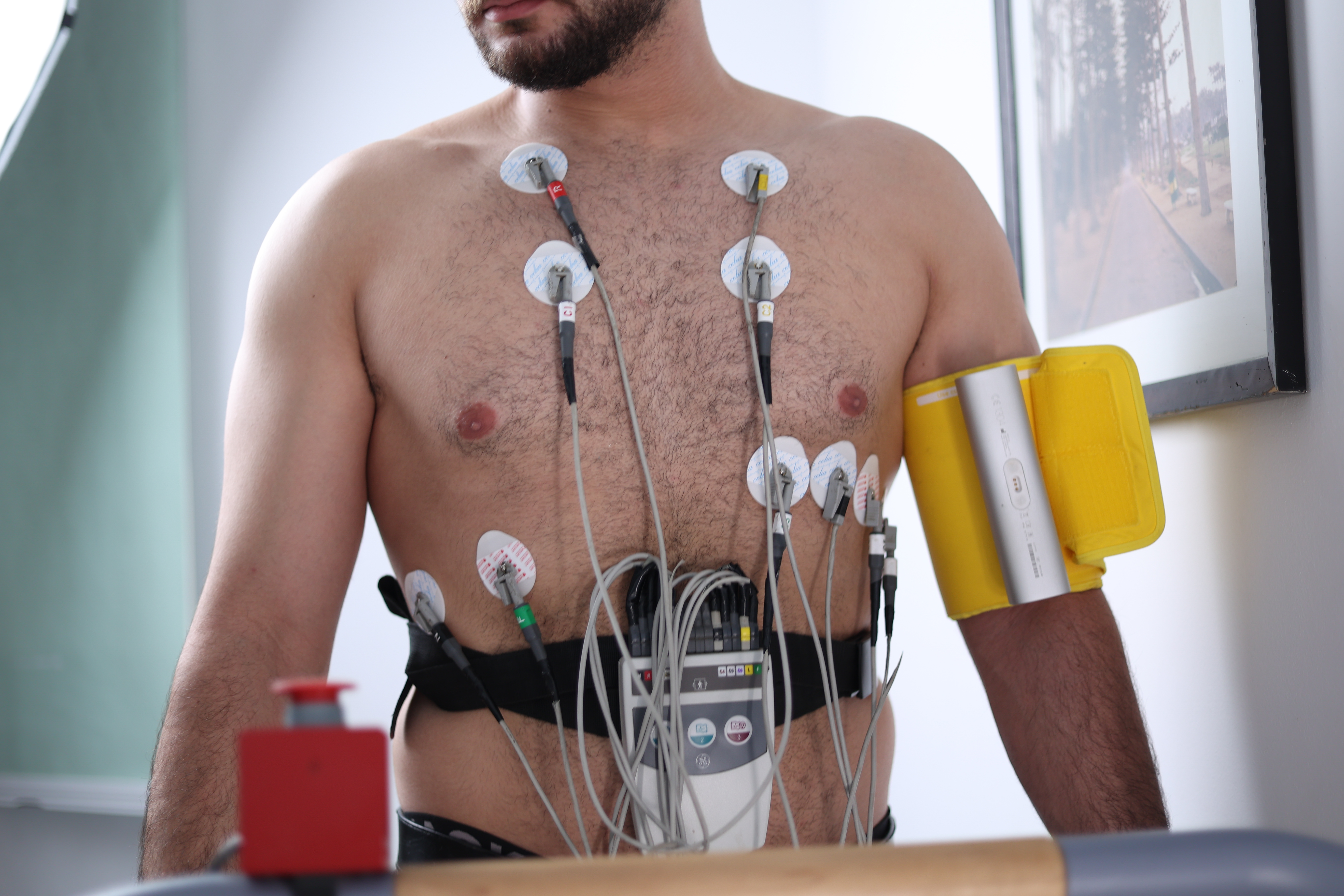 تخطيط القلب أثناء الراحة والمجهود